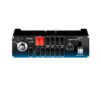 Logitech G Saitek Pro Flight Switch Panel de Conmutadores para Simulación de Vuelo, Pantalla LCD, Cinco Posiciones de Control Giratorio de Magneto, Controles de Tren de Aterrizaje, USB, PC - Negro