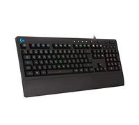 Logitech G213 Prodigy Teclado Gaming, Retroiluminación RGB LIGHTSYNC, Resistente a Salpicaduras, Personalizable, Controles Multimedia, Disposición QWERTY Inglés US, Negro