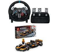 Logitech G29 Driving Force para PS5/PS4/PS3/PC + LEGO Speed Champions Coche McLaren F1 Team MCL38