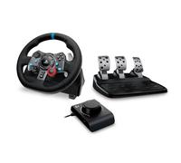 Logitech G29 Racing Wheel and Floor Pedals para PS5, PS4, PC y Mac + Racing Adapter, adaptador para PRO Racing Wheel y pedales, Driving Force Shifter, RS Shifter & Handbrake - Negro