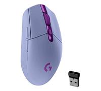 Logitech G305 LIGHTSPEED Ratón Gaming Inalámbrico, Captor HERO 12K, 12,000 DPI, Ultra-ligero, Batería de 250h, 6 Botones Programables, Memoría Integrada, PC/Mac - Lila