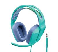 Logitech G335 Auriculares con Cable para Gaming, Micrófono Volteable, Jack de 3.5mm, Almohadillas de espuma viscoelástica, compatible con PC, PlayStation, Xbox, Nintendo Switch - Verde