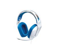 Auriculares logitech g335/ con micrófono/ usb/ blancos