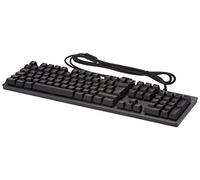 Logitech G413 Teclado Gaming Mecánico, Teclas Retroiluminadas, Teclas Romer-G Táctil, Aleación de Aluminio 5052, Personalizable, Conexión de Paso de USB, Disposición QWERTZ Alemán, Carbón