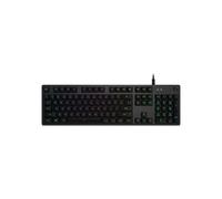 Logitech G512 Teclado Gaming Mecánico, RGB LIGHTSYNC, Teclas retroiluminadas, GX-Táctil marrón, Aleación de Aluminio, Teclas F Personalizables, Paso de USB, Disposición QWERTY PT - Carbón/Negro