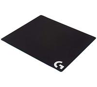 Logitech G640 Negro - Alfombrilla de ratón (Negro, Monótono, Tela, Caucho, Alfombrilla de ratón para juegos)