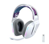 Logitech G733 Lightspeed Auriculares con Micrófono Inalámbricos para Gaming con Diadema con Suspensión, LIGHTSYNC RGB, Tecnología de Micrófono Blue Vo!CE, Ligeros, 29h de batería - Blanco