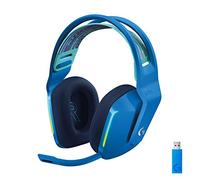 Logitech G733 LIGHTSPEED Auriculares con Micrófono Inalámbricos para Gaming con Diadema con Suspensión, LIGHTSYNC RGB, Tecnología de Micrófono Blue VO!CE, Ligeros, 29h de Batería, PC, PS4, PS5, Azul