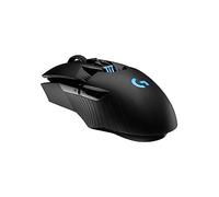 Ratón inalámbrico Logitech G903 LIGHTSPEED para juegos, sensor HERO 25K, más de 140 horas con batería recargable y LIGHTSYNC RGB, compatible con PowerPlay, PC/Mac, negro
