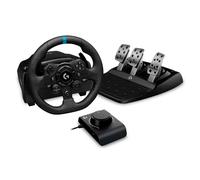 Logitech G923 Racing Wheel and Pedals para PS5, PS4, PC y Mac + Racing Adapter, adaptador para PRO Racing Wheel y pedales, Driving Force Shifter, RS Shifter & Handbrake - Negro