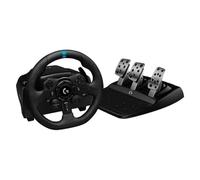 Logitech G923 Volante y Pedales de Carrera para PS5, PS4 y PC, Uk Inglés Enchufe de alimentación, Tipo G, Negro