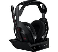 Logitech G Astro A50 Lightspeed Auriculares inalámbricos para Gaming + Base (5.ª Gen), Pro-G Graphene, Cambio Entre 3 Sistemas, USB-C, Xbox, PS5, PC, Nintendo Switch, Switch 2, Bluetooth - Negro