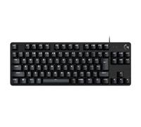 Logitech G413 TKL SE Teclado Mecánico Gaming - Teclado Compacto, Disposición QWERTY US Internacional - Negro