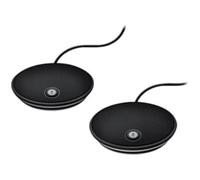 Logitech Group, Micrófonos de Expansión para Sistema de Webcam Videoconferencia, Indicadores Luminosos, Micrófono Mono, Banda Ancha, Supresión de Ruido, Silenciamiento de Micrófono, Portátil/PC/Mac