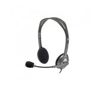 Logitech 981-000593 auricular y casco Auriculares Alámbrico Diadema Oficina/Centro de llamadas Gris