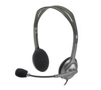 Logitech 981-000593 auricular y casco Auriculares Alámbrico Diadema Oficina/Centro de llamadas Gris