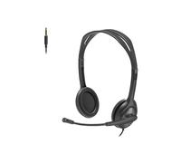 Logitech 981-000593 auricular y casco Auriculares Alámbrico Diadema Oficina/Centro de llamadas Gris