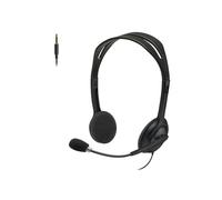 Logitech H111 Binaural Diadema Gris - Auriculares con micrófono (PC/Juegos, Binaural, Diadema, Gris, Alámbrico, 1,8 m)