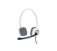 Logitech 981-000350 auricular y casco Auriculares Alámbrico Diadema Oficina/Centro de llamadas Blanco