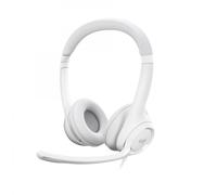 Logitech H390 Auriculares Alámbrico Diadema Oficina/Centro de llamadas USB tipo A Blanco