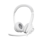 Logitech h390 auriculares alámbrico diadema usb tipo a blanco