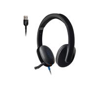 Logitech H540 Binaural Diadema Negro - Auriculares con micrófono (PC/Juegos, Binaural, Diadema, Negro, Digital, Alámbrico)
