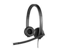 Logitech 981-000571 auricular y casco Auriculares Alámbrico Diadema Oficina/Centro de llamadas USB tipo A Negro
