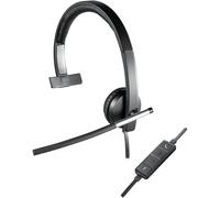 Logitech - 981-000514 auricular y casco Auriculares Alámbrico Diadema Oficina/Centro de llamadas USB tipo A Negro, Plata