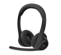 Logitech Zone 300, Auriculares con micrófono Bluetooth inalámbricos con cancelación de Ruido, compatibles con Windows, Mac, Chrome, Linux, iOS, iPadOS, Android - Negro