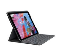 Logitech iPad (7th, 8th and 9th Generation) Keyboard Case Slim Folio with Inte