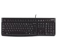 Logitech K120 Teclado con Cable Business para Windows, Disposición AZERTY Belga, Negro