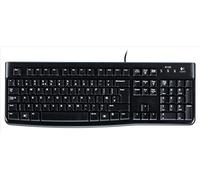 Logitech K120 Teclado con Cable Business para Windows, Disposición QWERTY Pan Nordic , Negro