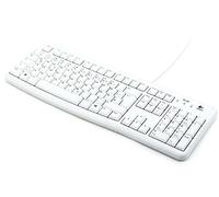 Logitech K120 Teclado con Cable Business para Windows, Disposición QWERTZ Alemán, Blanco