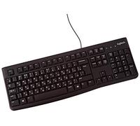 Logitech K120 Teclado con Cable Business para Windows, Disposición Rusa, Negro, QWERTY