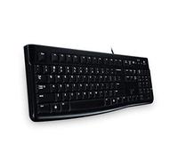 Logitech K120 Teclado con Cable Business para Windows, Disposición Ucrania, Negro