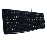 Logitech K120 Teclado con Cable para Windows, Disposición QWERTZ Suiza, Negro