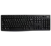 Logitech K270 Teclado Inalámbrico a 2,4 GHz para Windows, Disposición AZERTY Belga - Negro
