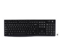 Logitech K270 - Teclado (Standard, Wireless, RF Wireless, QWERTY, Black)