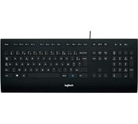 Logitech K280e PRO Teclado con cable para Windows, Linux, Chrome, Disposición AZERTY Francés, Negro