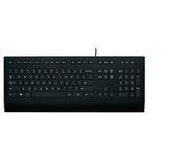 Logitech K280e Pro Teclado con Cable para Windows, Linux, Chrome, Disposición QWERTY Pan Nordic, Negro