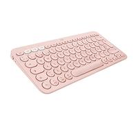 Logitech K380 multidispositivo Bluetooth Teclado para Mac | Perfil compacto, Easy-Switch, 2 años de duración de la batería, Compatible con macbook Pro, Macbook Air, imac, ipad - Rosa