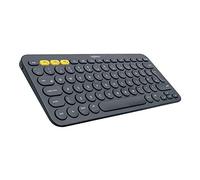 Logitech K380 Teclado Inalámbrico Multi-Dispositivos para Windows, Apple iOS, Android, Chrome, Disposición QWERTY US Internacional, Gris