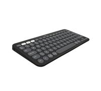 Logitech K380s Pebble Keys 2 Bluetooth Turkish Q Keyboard with Multi-Device Function - Black