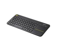 Logitech K400 Plus teclado RF inalámbrico QWERTZ Suizo Negro