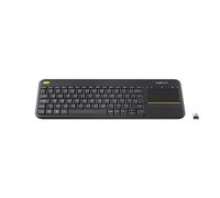 Logitech K400 Plus teclado RF inalámbrico QWERTZ Suizo Negro