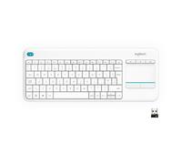 Logitech K400+ Teclado Inalámbrico con Touchpad Blanco