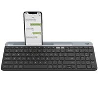 Logitech K580 tastiera RF Wireless + Bluetooth Danese, Finlandese, Norvegese, Svedese Grafite