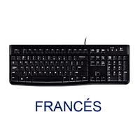 Logitech Keyboard K120 for Business teclado Universal USB AZERTY Francés Negro