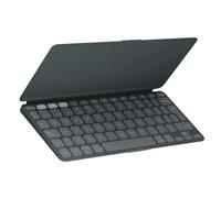 Logitech Keys-To-Go 2, Teclado Bluetooth portátil para Tablet con Tapa integrada, Teclado inalámbrico estilizado para Windows, Android, Linux, iPad, iPhone, Mac, Apple TV, QWERTY Español - Grafito