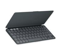 Logitech Keys-To-Go 2, teclado inalámbrico portátil para iPad con tapa integrada, estilizado y compacto, para iPad, iPhone, Mac y Apple TV, para alternar fácilmente entre dispositivos, Grafite